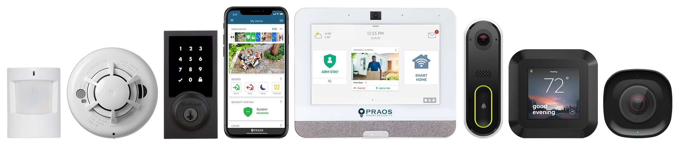 Praos Smart Home Security Equipment Praos Smart Home Security Equipment